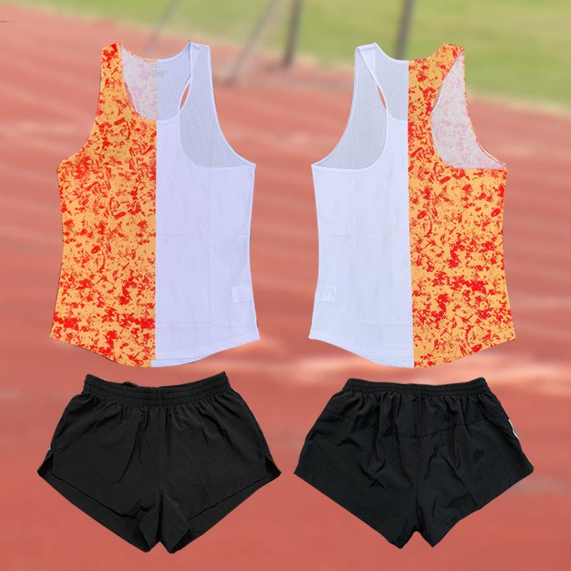 Men's & Women's Track & Field Suit: Training, Competition, Sprinting, Marathon, Running Gear for Physical Education Exams.