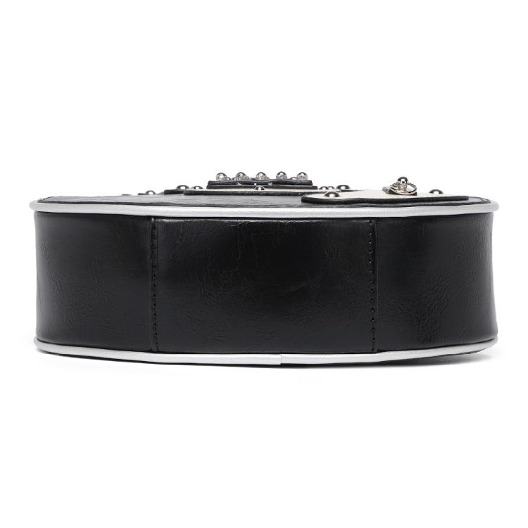 PU Leather Crossbody Bag in Guitar Shape Student Shoulder Bags Adjustable Strap for School Rehearsals and Performances