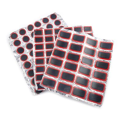 48Pcs 25Mm Round/Square Rubber Bicycle Tire Patch Cycling Bike Tire Tyre Inner