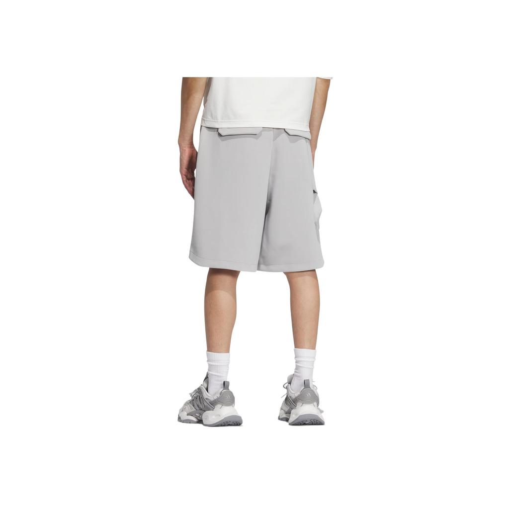 adidas Future Style Woven Joggers Classic Fashion Simple Comfortable Workwear Casual Shorts Unisex Shorts Light-Gray KB3652