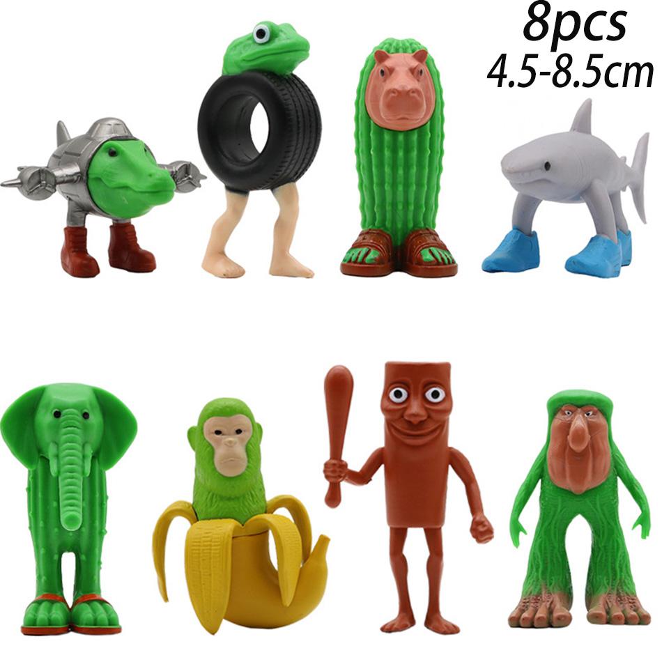 Figur Tungtungsahur Ballerina Cappuccino Actionfigur Brainbot Anime Tralalero Tralala Hai Ornament Spielzeug Mobile