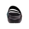Crocs Unisex Klasyczne Sandały z Efektem Spray Dye Czarny/Wielokolorowy Wsuwane 208055-0C4