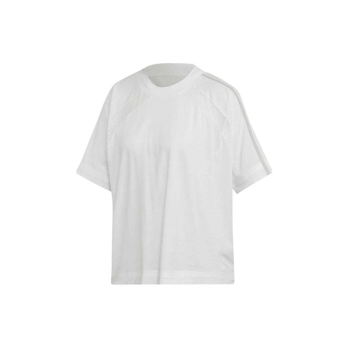 (WMNS) adidas Z.N.E. T-Shirt Asia Sizing  White  Women s EJ8740 XS
