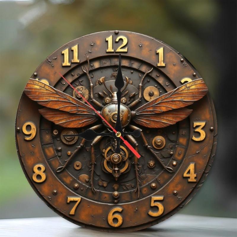 Unique Acrylic Wall Clock Quiet Operations Contemporary Art Decors For Home Enhancement J0MC