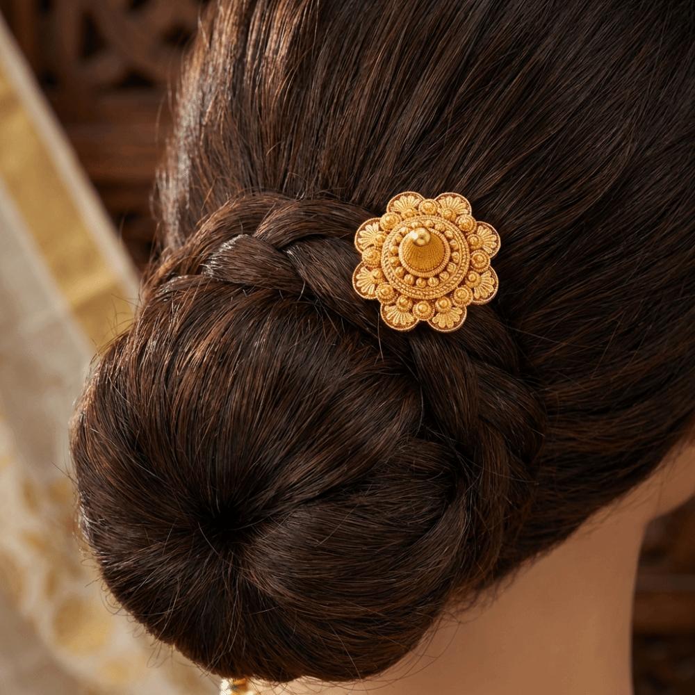 Vintage Thai-style Flower Hairpins Traditional Festivals Hair Bun Hair Stick Pins  Party Banquet
