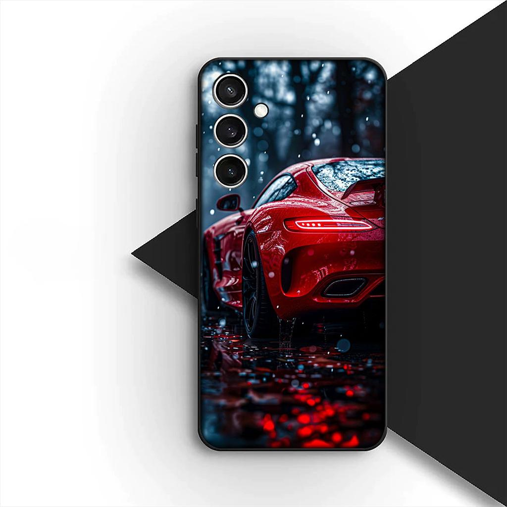Supercar Super Car Cartoon Taillights Phone Case for Xiaomi Redmi Note 12 11 10 A3 Pro 10A 10C 12C Note12 5G 4G Protective Cover
