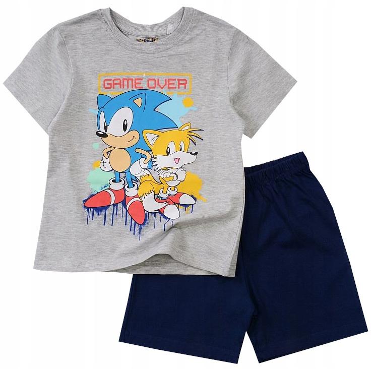 BOY' SHORT SLEEVE PAJAMAS SONIC shorts gray 122 D011T