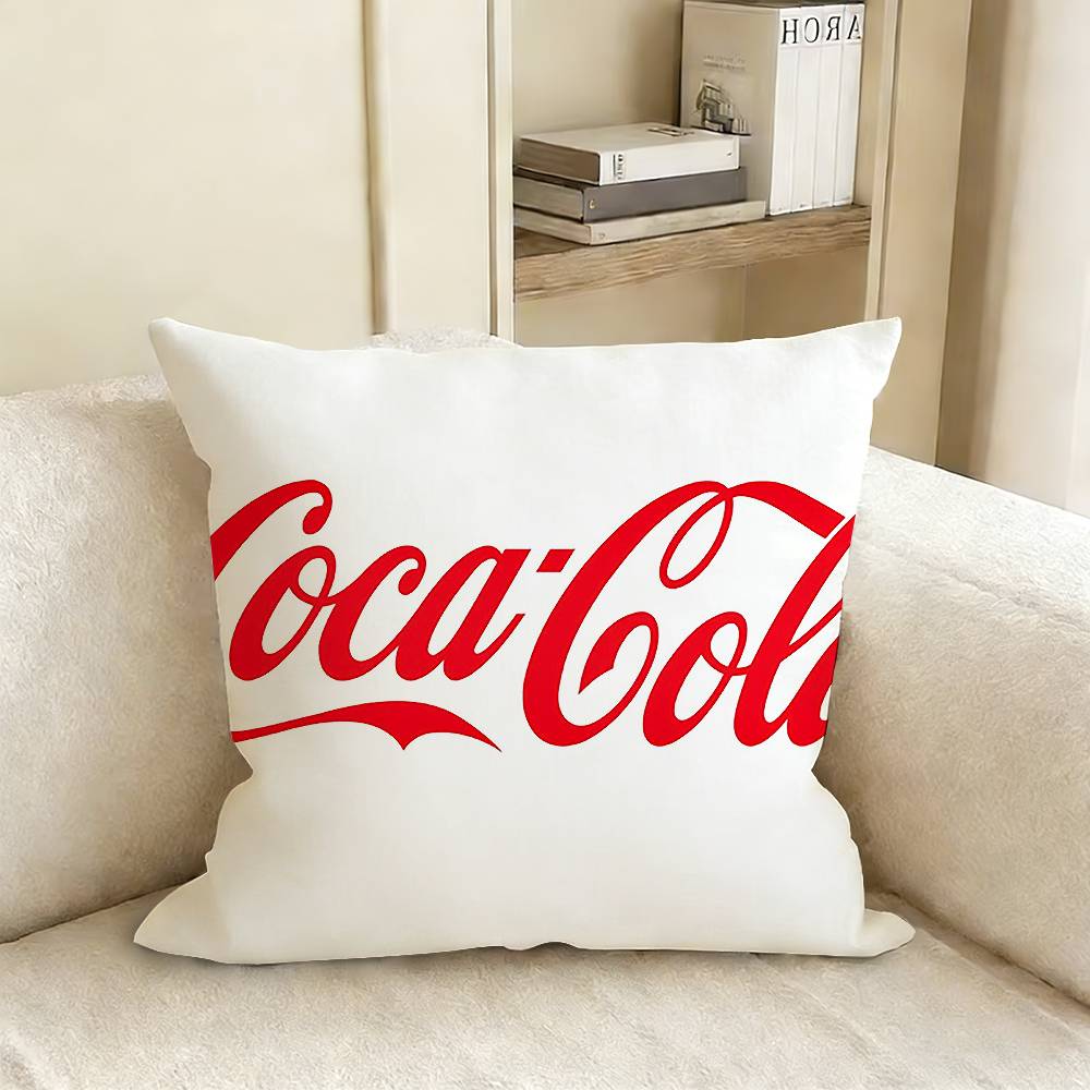 CocaSFashion Cola Various Sizes Square Pillow Case For Car Home Bedchamber Decor