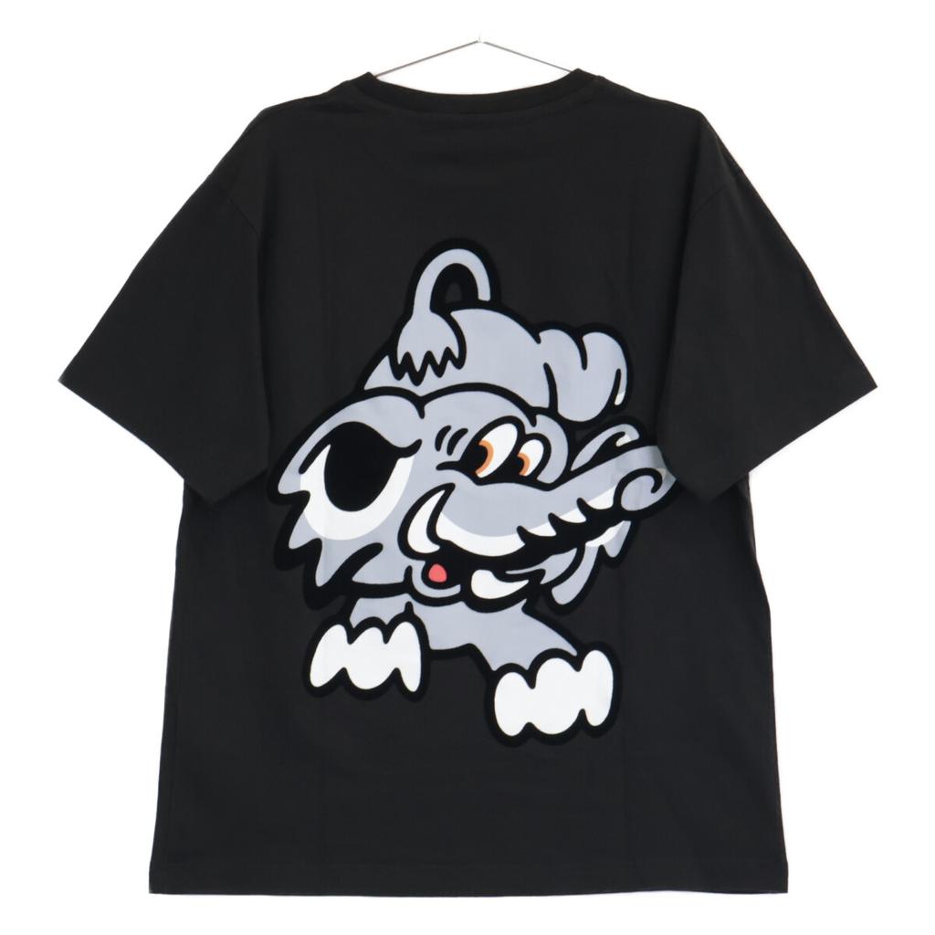 Kenzo Black FF55TS4994SG Verdy Market Oversized T-Shirt Tops S blackUsed