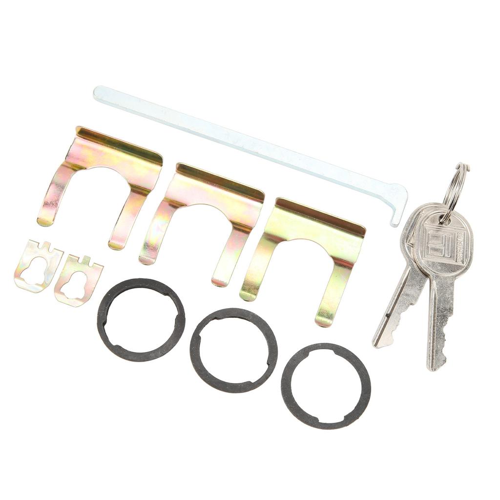 Door Trunk Cutlass Lock Key Set Easy To Install Perfect Match 654394765282 Replacement for Chevy