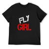 Fly Girl 80s 90s Old School For Hip Hop T-Shirt Anime T Shirts Aesthetic Clothing Cheap Stuff Mens Shirts Graphic Tee
