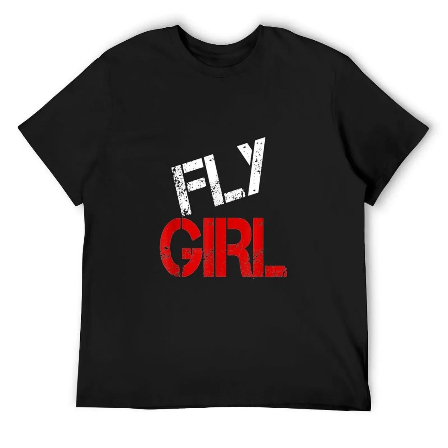Fly Girl 80s 90s Old School For Hip Hop T-Shirt anime t shirts Aesthetic clothing cheap stuff mens shirts graphic tee S