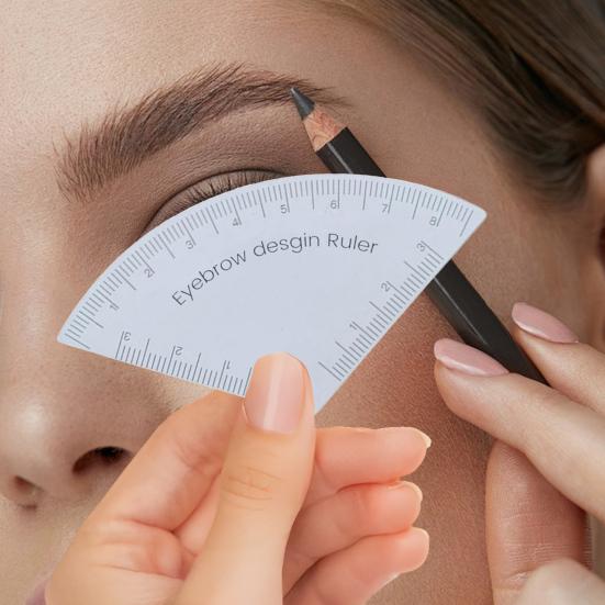 Eyebrow Design Ruler Portable Fast Drawing Guide Professional Eyebrow Shaping Tool for Beginners Pros