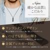 Necklace for Popular Pendant Surgical Stainless Steel [Napist] Men, Accessory, Hypoallergenic, Stick, (Matte Black)