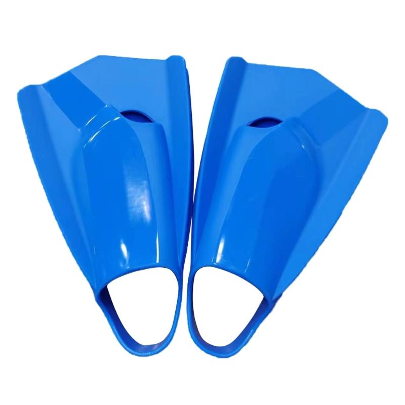 Silicone Comfortable Swimming Fins Swim Training Fins Travel Size Flippers Training Short Flippers for Teen Adult
