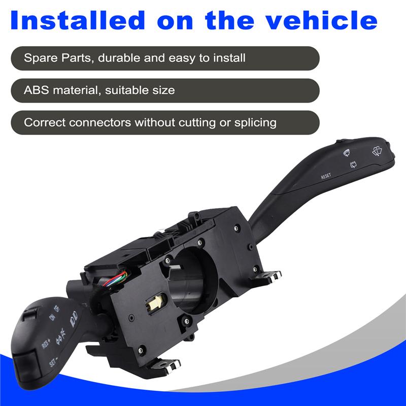 

Portable Combination Switch Turn Signal Wiper Control Switch For SEAT IBIZA IV SKODA FABIA VW TRANSPORT 6RD953503B 7H0953513C чёрный