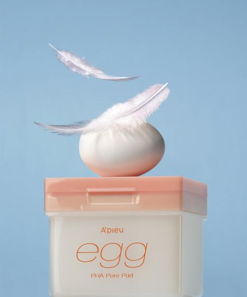 A pieu EGG PHA Peeled Egg Pore Pad (80 sheets/180g) FREE
