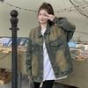 Trendige Damen-Denimjacke im Used-Look - Retro, Petite, Vielseitig - Frühling/Herbst 2026