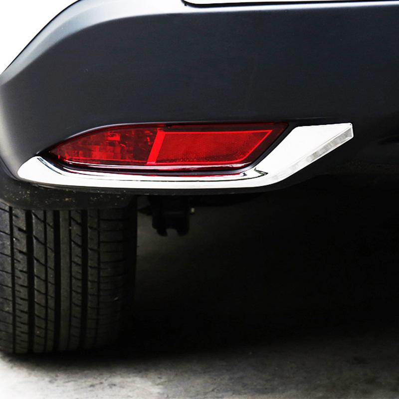 For Honda HR-V HRV Vezel 2016 2017 2018 Chrome Rear Fog Light Tail Lamp Eyebrow Cover Trim Protector Molding Bezel Frame Styling