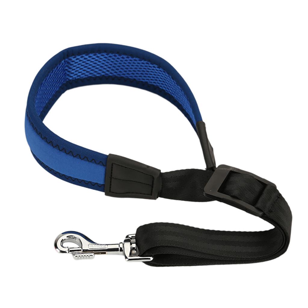 Saxophone Stretch Silicone Padded Neck Strap Belt Harness with Hook Clasp