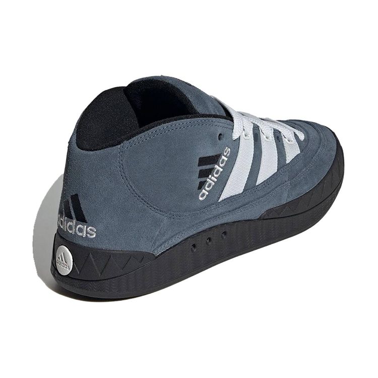 Adidas Adimatic Mid Legacy Blue Herren-Sneakers Kristallweiß Core-Schwarz IF8791