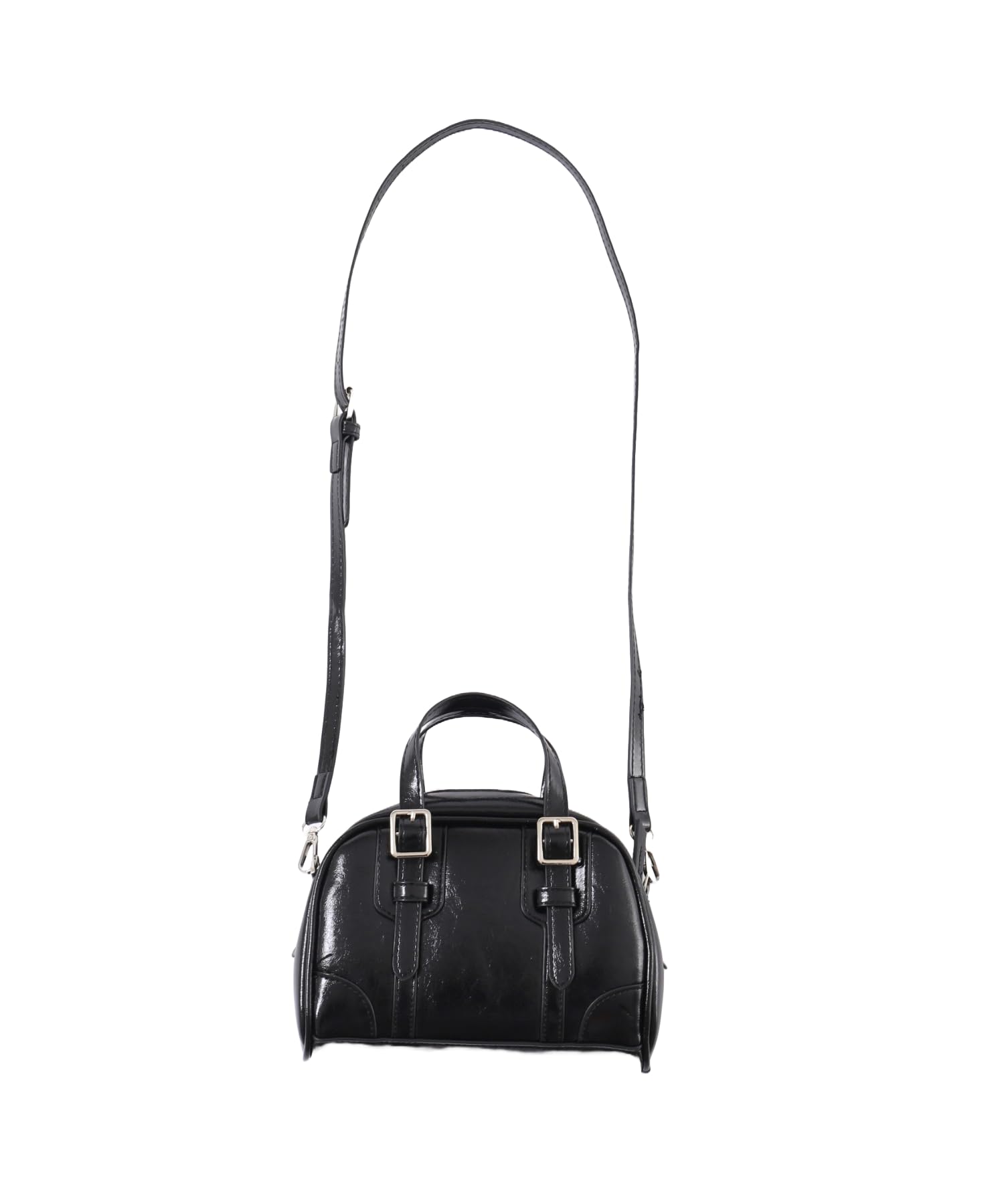 

WEGO PHILLY Shoulder Bag with Belt Girly and Perfect Gift for Size Black 2-Way Design, Casual, Women, F, чорний