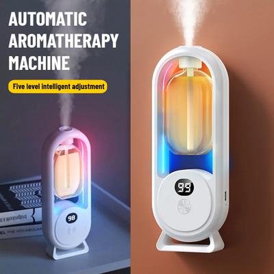 Automatic Home Fragrance Machine Essential Oil Diffuser Nebulizer Perfume Scent Machine for Bedroom Kitchen and Toilet Deodorization 50ML