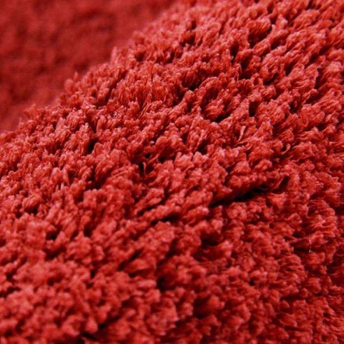 Extra-soft Living Room Rug Woolly Touch Red 60x90