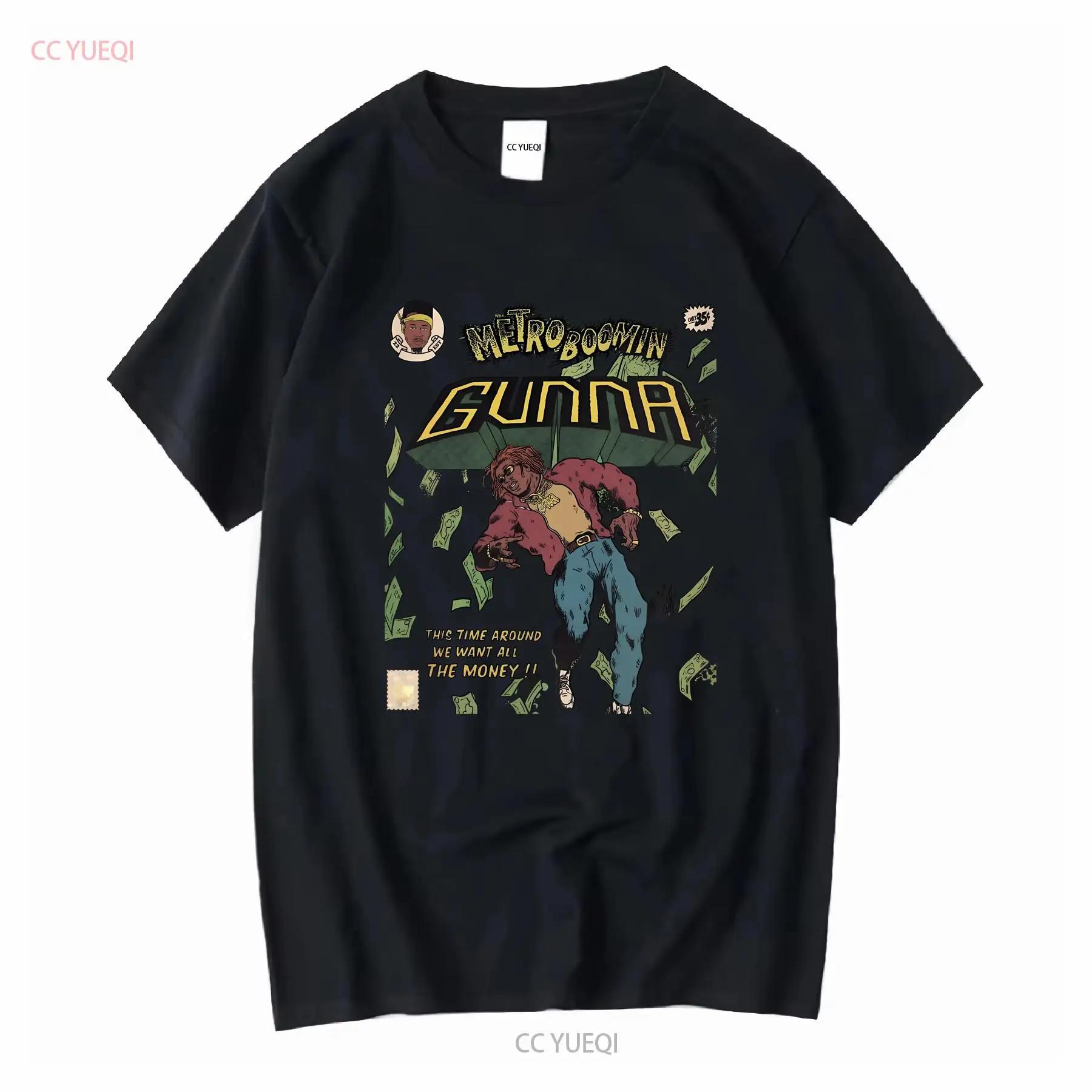 

Gunna T Shirt Music Artist Artwork Hip Hop Streetwear Premium Soft Cotton for Fans Concerts Casual Wear S Trendy Vintage S разноцветный