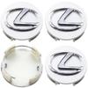 4pcs 62mm Lexus logo 3D car emblem Wheel Center Hub Cap auto Rim refit dust-proof badge covers sticker styling accessories