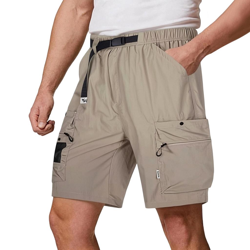 Men's Loose, Casual, Lightweight, Breathable Multi-pocket Work- Sporty Casual Shorts