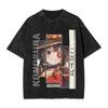 Megumin Konosuba  T-Shirt  Harajuku T-Shirts Short-Sleeved Streetwear Tops Summer Casual O Neck Oversized Tees