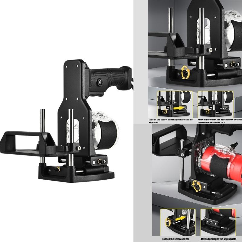 Professional Woodworking Slotting Machine Portable 2 in 1 Small Frame Mold Slotting Bracket Cabinet Hole Fixing
