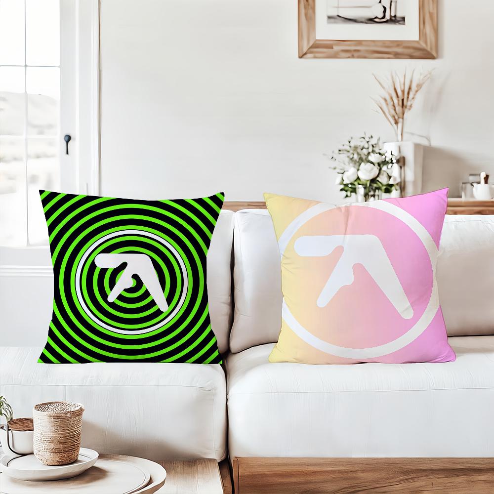 Hot Singer Electronic Master A-Aphex Twines Pillow Case Suitable For Bedrooms Living Rooms Cars Home Decoration