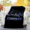 Panthers Flannel Blanket Soft All-Season Throw, Design for Camping, Car Travel, Hiking Sofa, Bed, Office Perfect Gift for Parties