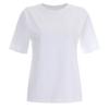 Shop   Women 20s 100  CoTTon Slub Round T shirT Green Dai Wsh 12015