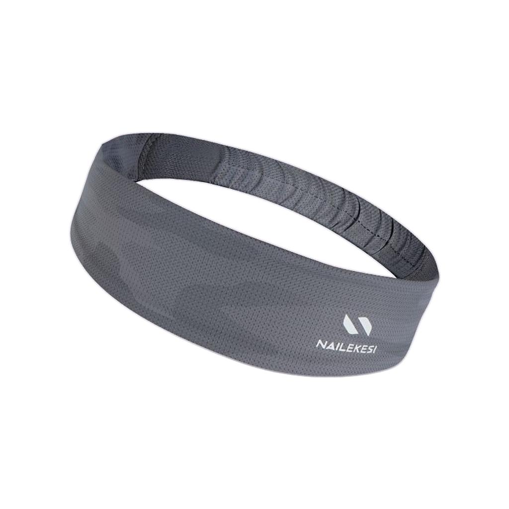 Sweat Absorbing Headband Moisture Wicking Exercise Quick Dry Non Slip Sports Headwear with Soft Knit Fabric for Running Yoga Fitness