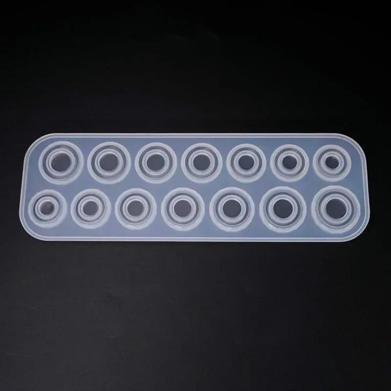 2024 Multiple DIY Handmade Making Ring Jewelry Silicone Mold Crystal Epoxy Mould Epoxy Resin Molds for Jewelry Making