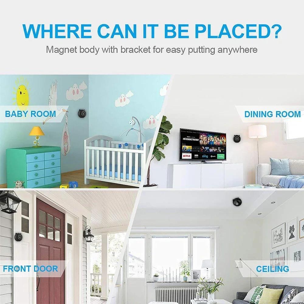 1080P HD Camera Private Mode Remote Wireless Infrared HD WiFi Camera Smart Network Home Monitor