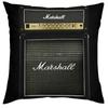 Home Decor Pop Band Cushion Cover Black Guitar Music Pillowcase Retro Speaker Piano Rock White
