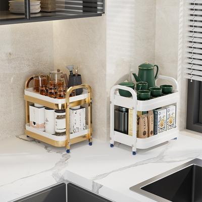 Support de rangement de tasses, Double support de tasses de thé, support de rangement de service à thé, plateau de vidange, tasses d'eau de bureau à domicile