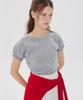 Nyuluki Balloon Sleeve T-Shirt_Melange Gray