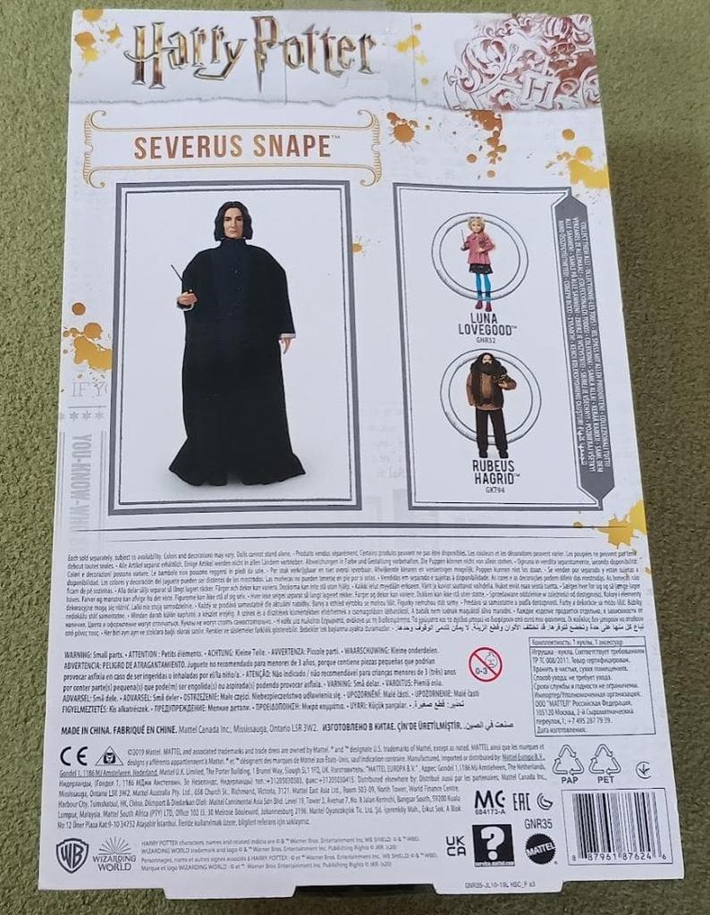 [USED] Severus Snape figure, working doll