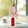 Cute Pig Car Accessorie Swing Pig Car Pendant Auto Rearview Mirror Pendants Birthday Gift Auto Decoraction Ornaments Coche