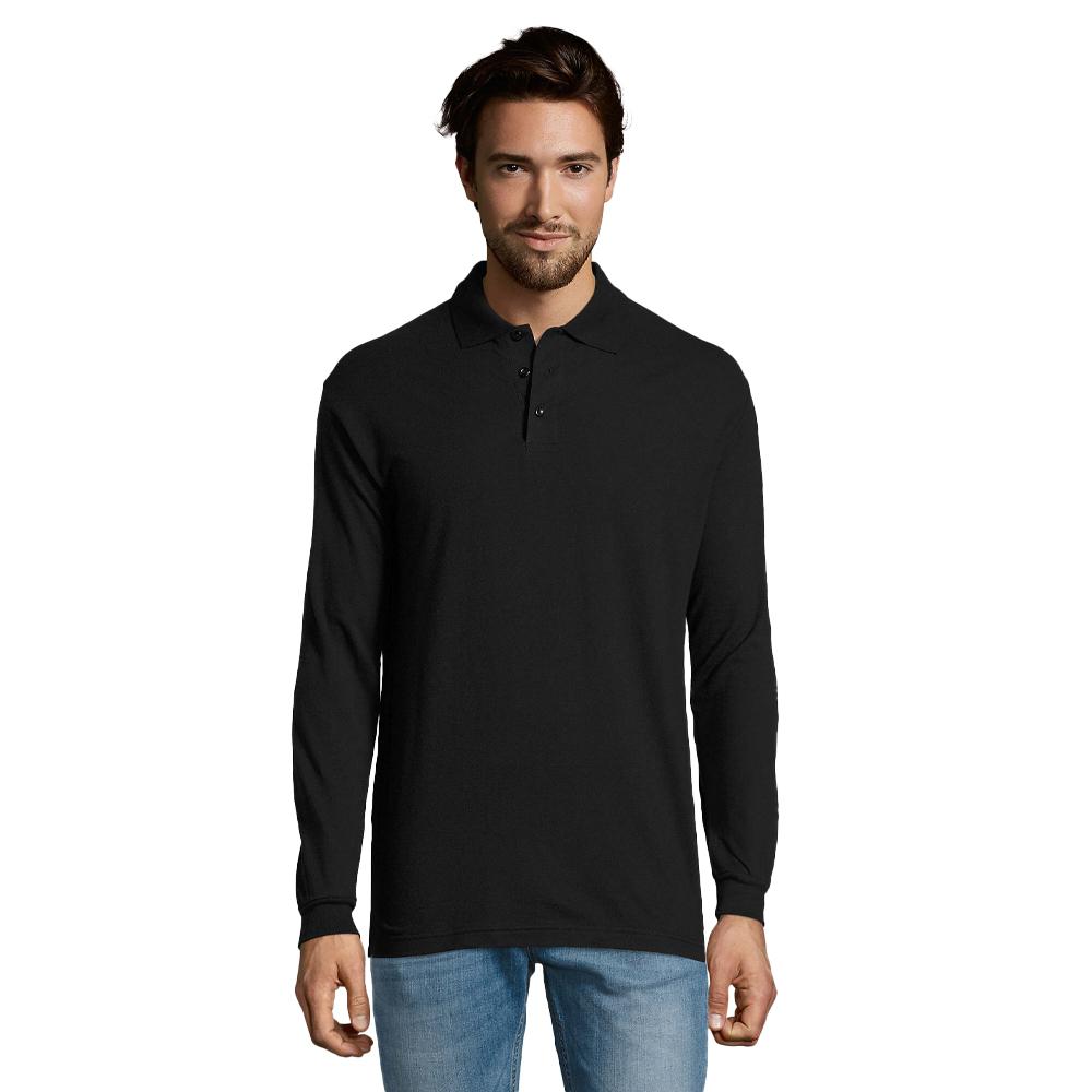 SOLS Mens Star Long-Sleeved Polo Shirt