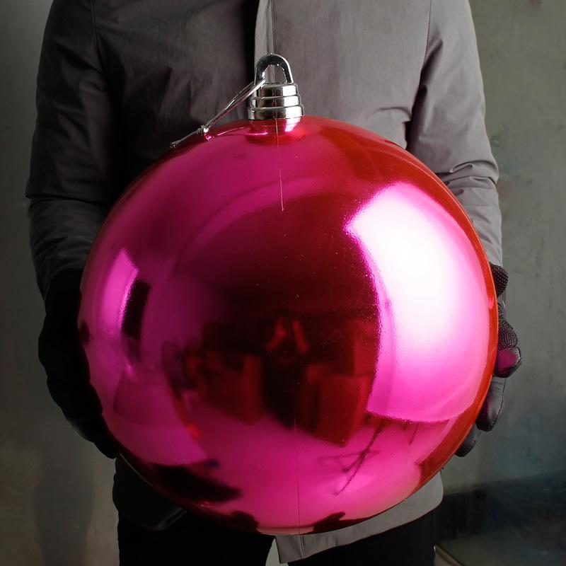 Nuova Grande Palla di Natale in Plastica Decorazione Infrangibile Ornamenti Colorati Modello MYD2026144 per Albero di Natale Centro Commerciale Hotel Vacanze