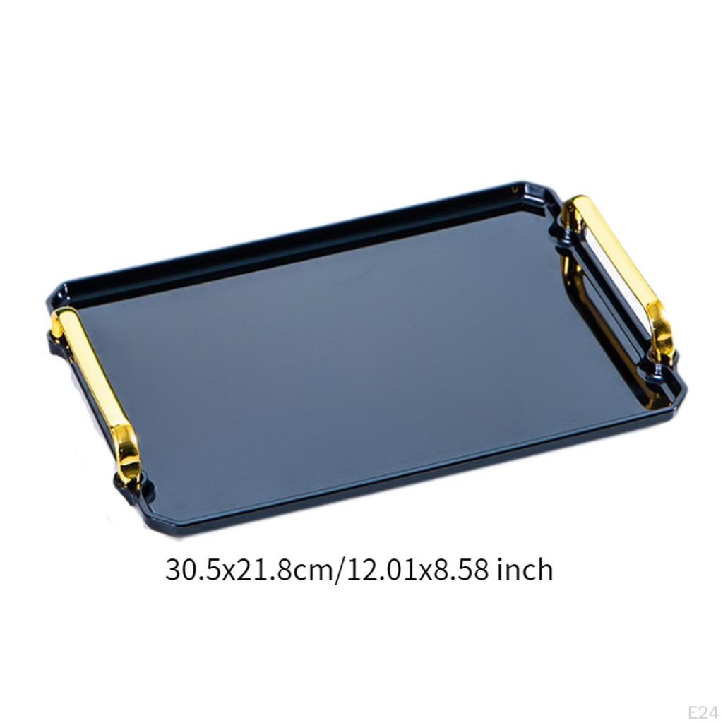 Elegant Bathroom Serving Tray, Modern Vanity Tray