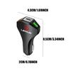 Car Charger Adapter Dual USB Type C Ports Super Fast Charging Conversion Plug Phone Charging For Lexus ES RX LS IS NX valve cap wzdf76