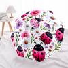 1pc Ladybugs Flowers Automatic Open/close Umbrella, 8-Rib sturdy structure, Auto Folding/Opening, Portable Travel Umbrella for Women c19