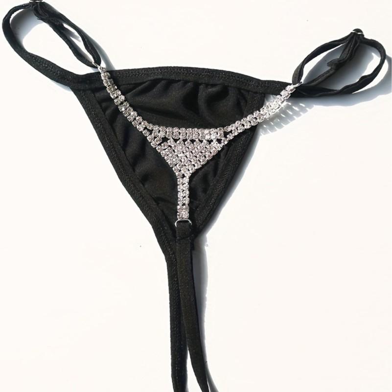European And American Popular Body Chain Exaggerated Rhinestone Bikini Chest Chain Underwear Sexy Nightclub Wind Body Chain